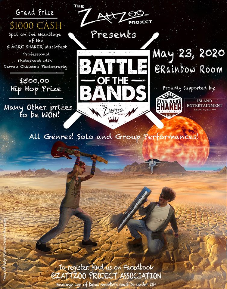 Battle of the Bands poster.
